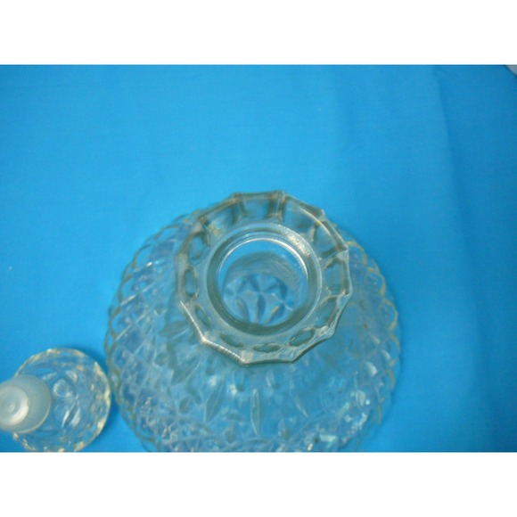 Vintage Diamond Cut Captains Wine Decanter - Picture 5 of 8